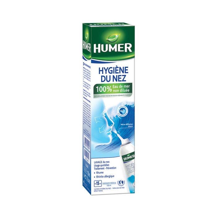 Microdifusion D'eau De Mer Physiologique 150ml Humer