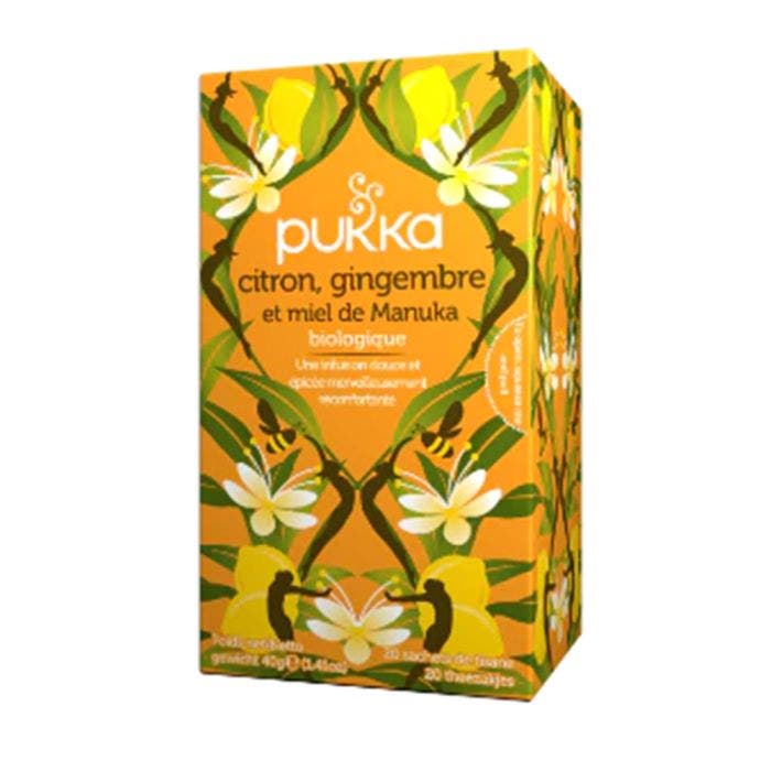 Infusion Pukaa immunité - citron, gingembre et miel de manuka