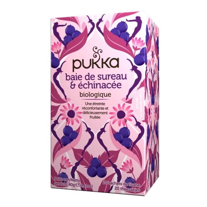 Infusion Pukaa immunité - baie de sureau & echinacée