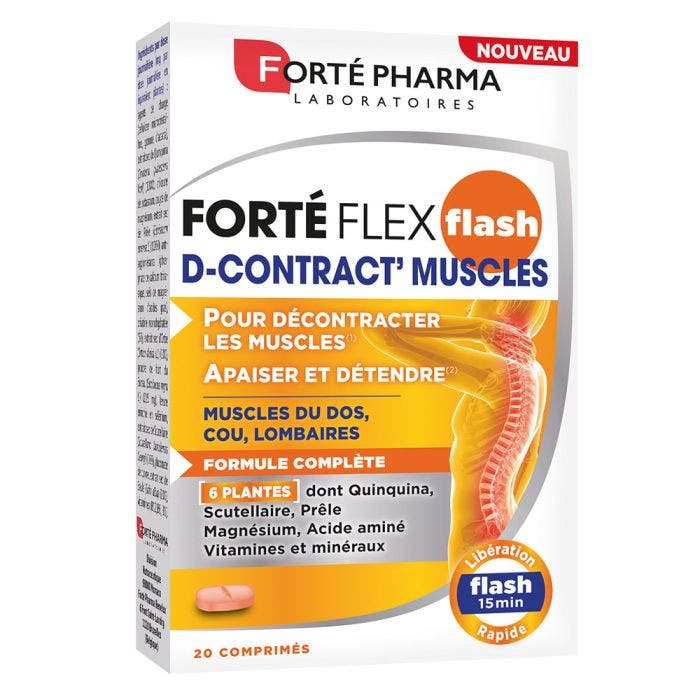 D-Contract Muscles Flash 20 comprimés Forté Flex Forté Pharma