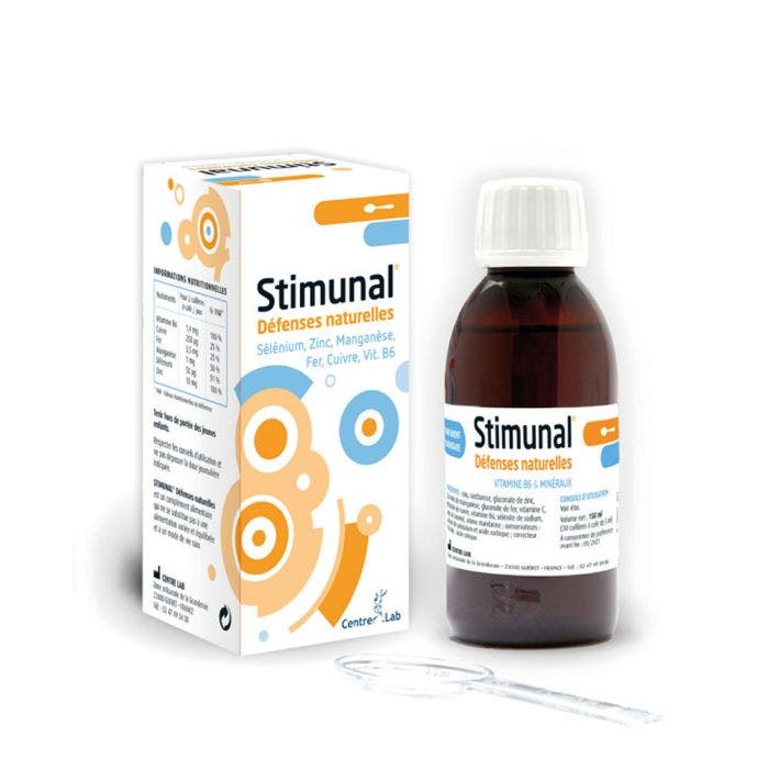 Défenses immunitaires Sirop 150ml Stimunal Enfant et adulte Centre Lab