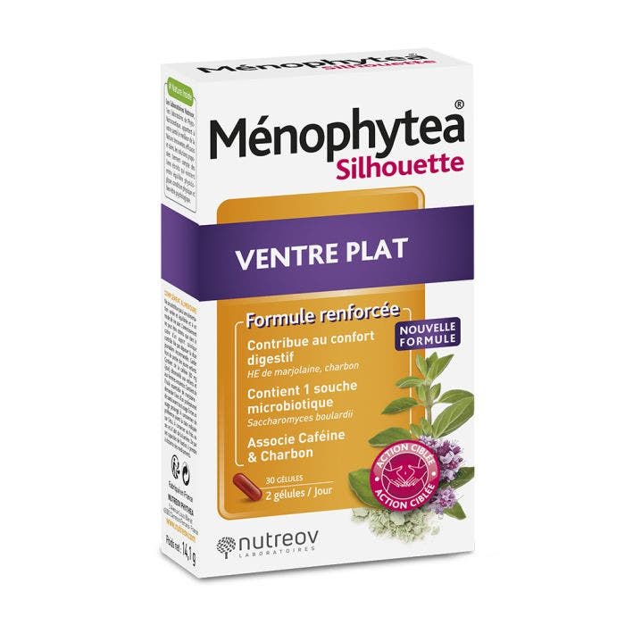 Ventre Plat 30 gélules Menophytea silhouette Ménophytea