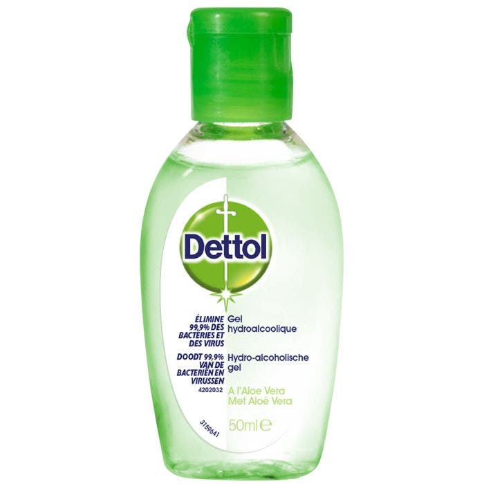Dettol Gel Hydroalcoolique - Aloé Vera 50ml Dettol