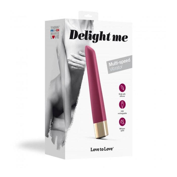 DELIGHT ME - Multi-speed Vibrator - Pourpre Love To Love
