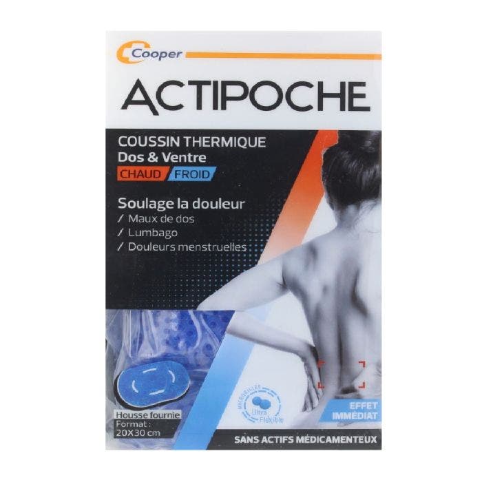 Coussin thermique Dos et ventre Actipoche