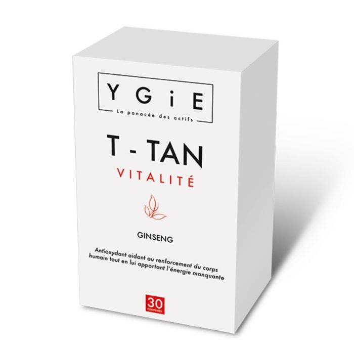 T-tan Vitalite 30 Comprimes GInseng Ygie