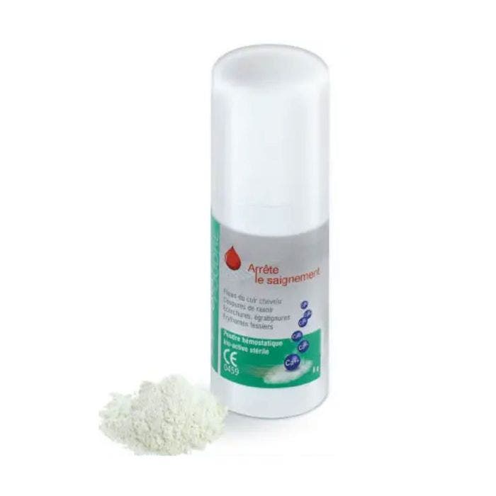 Poudre hémostatique bio-active stérile 8 g Coalgan Arret Du Saignement Brothier