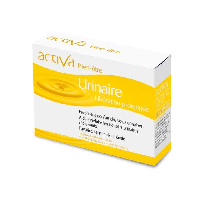 ACTIVA URINAIRE BIEN ETRE 30 GELULES