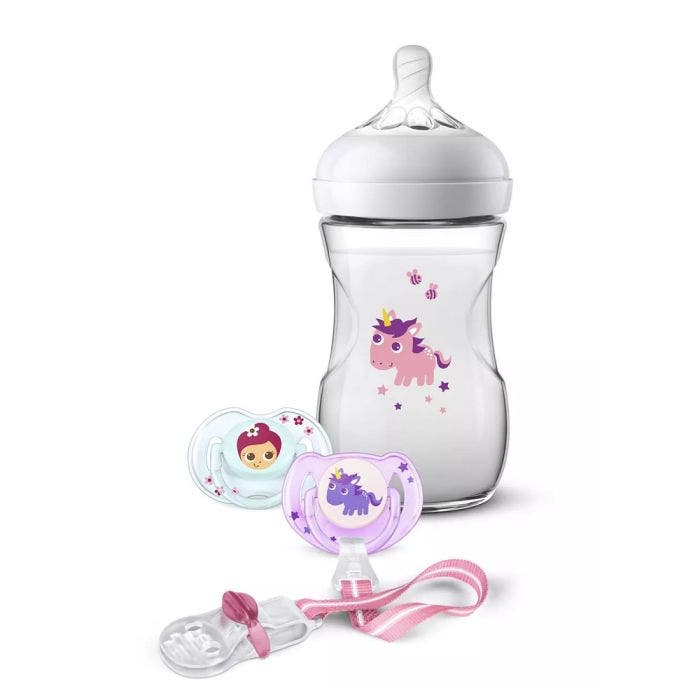 Kit Biberon Sucettes Et Attache-Sucette Natural - Avent - Easypara