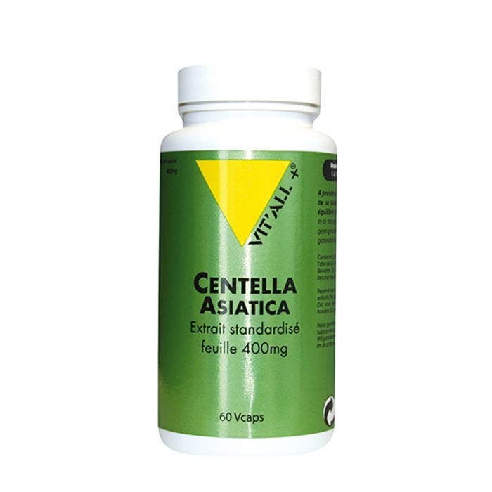 Centella Asiatica 400mg 60 Gélules Végétales Vit'All+