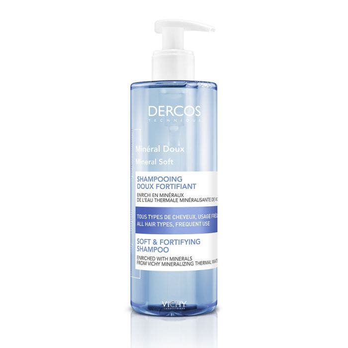Shampooing Doux Fortifiant Mineral 400ml Dercos Vichy