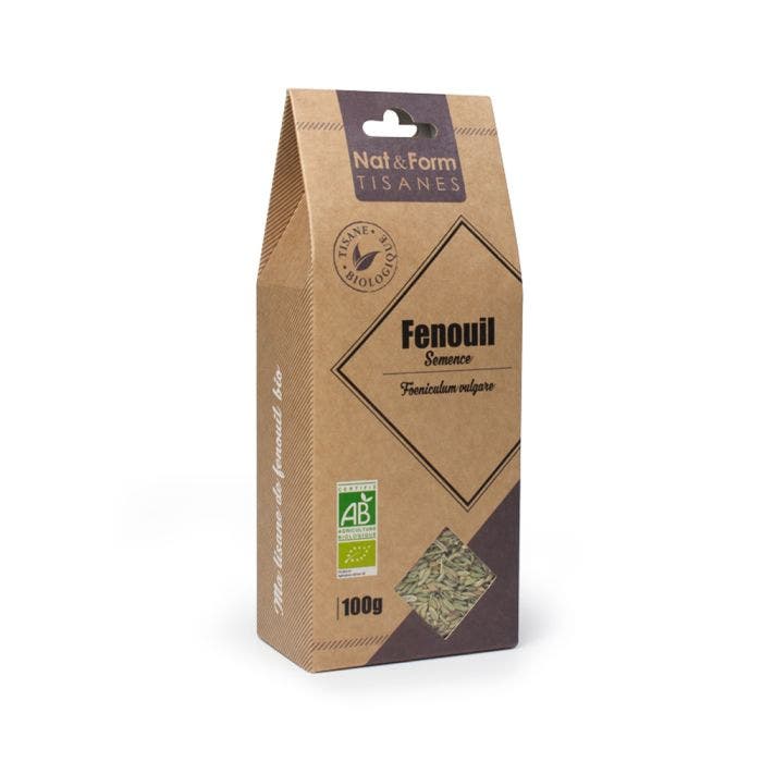 Tisane Fenouil Semence Bio 100g Nat&Form