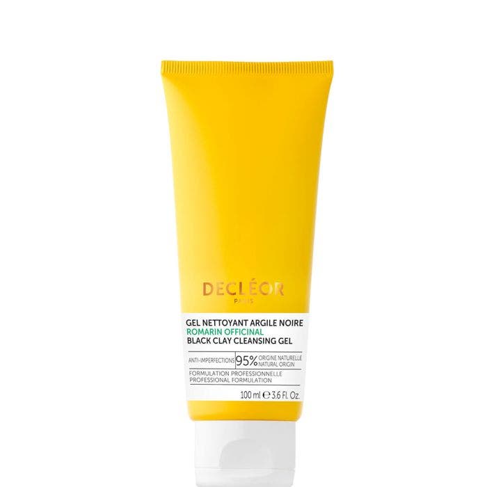 Gel nettoyant visage à l'argile Noire 100ml Romarin Officinal Decléor
