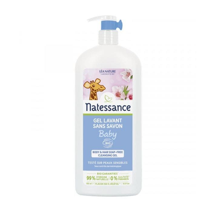 Gel Lavant Sans Savon Bio 500ml Natessance