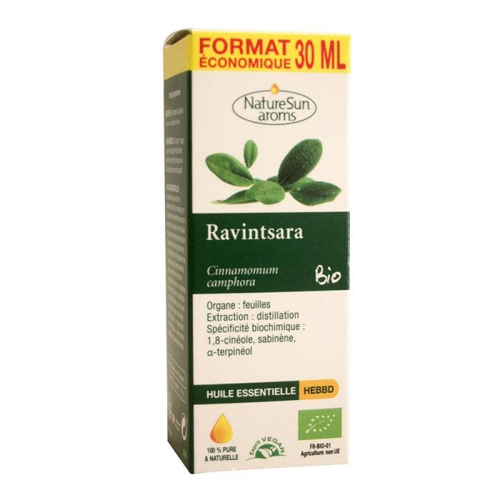 Huile Essentielle De Ravintsara Bio 30ml Naturesun Aroms