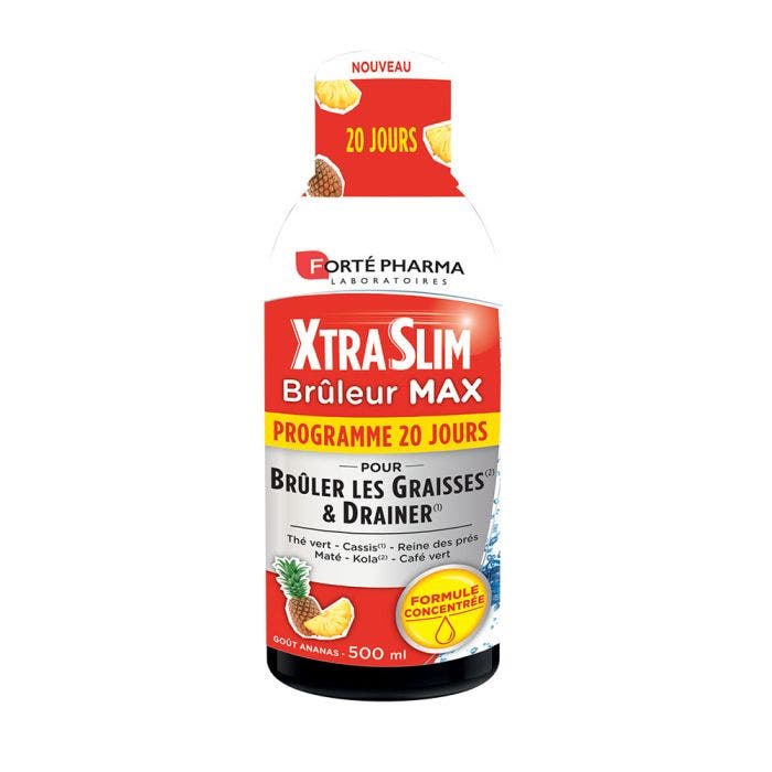 Draineur Brûleur de graisses à boire 500ml XtraSlim Programme 2 jours Forté Pharma
