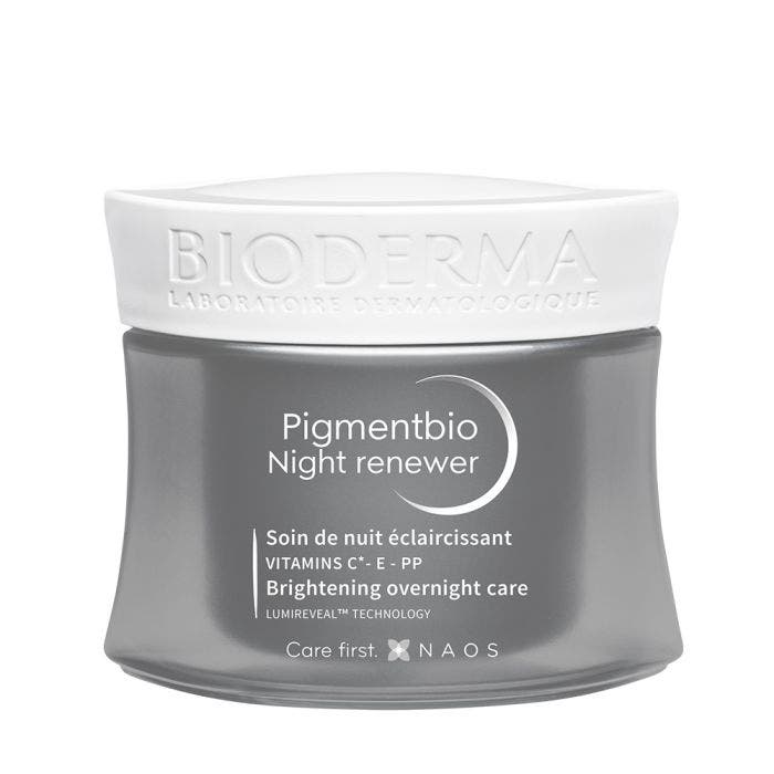Crème de nuit unifiante 50ml PigmentBio Peaux hyperpigmentées Bioderma
