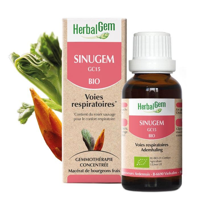 Sinugem Bio Voies Respiratoires 30ml Complexes De Gemmotherapie Herbalgem