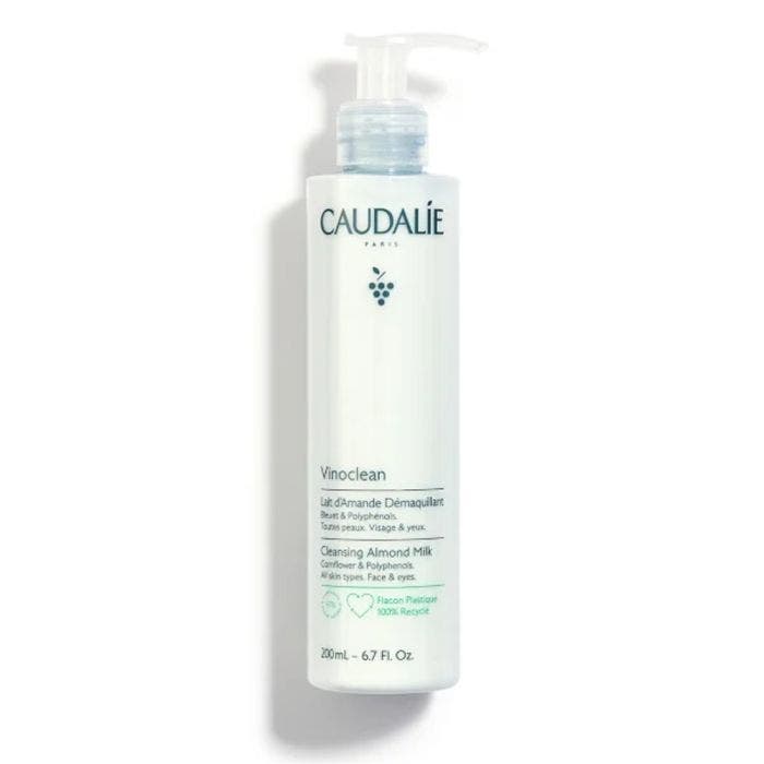 Lait d'Amande Démaquillant 200ml Vinoclean Visage Et Yeux Caudalie