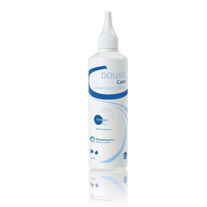 Lotion Auriculaire 125ml Douxo Care Entretien Chien et chat Ceva