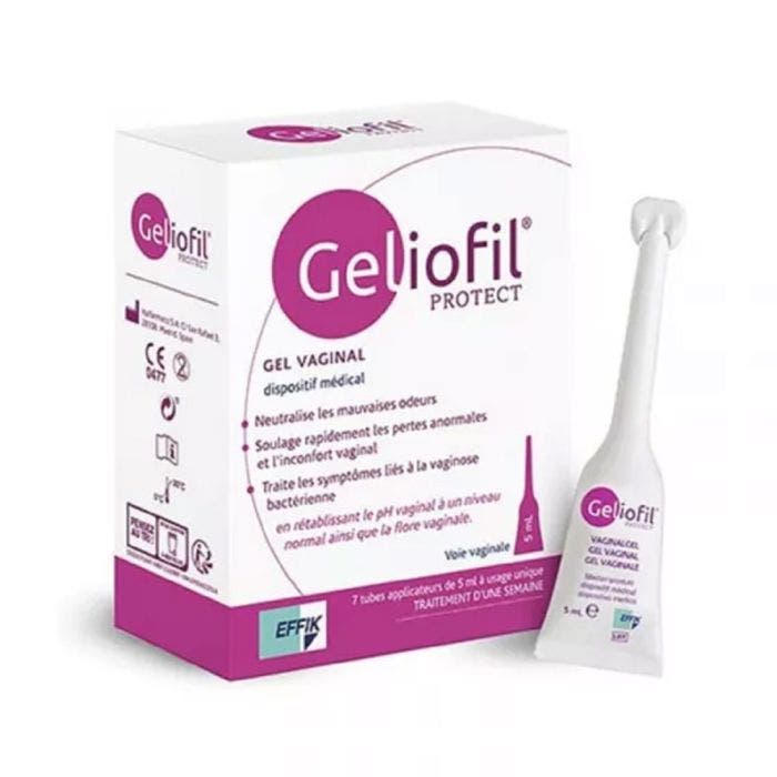 Gel Vaginal Geliofil Protect 7 Tubes de 5ml Effik