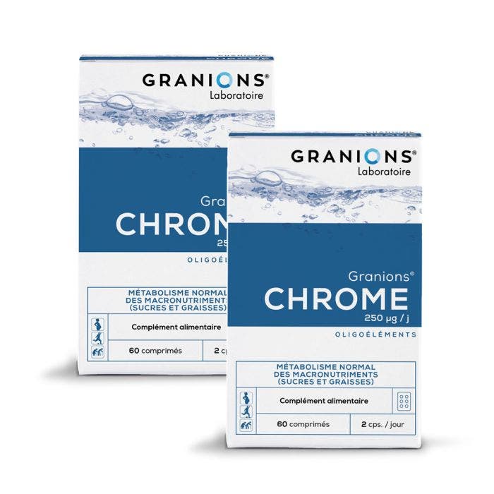 Chrome 250µg 2x60 Comprimes Granions