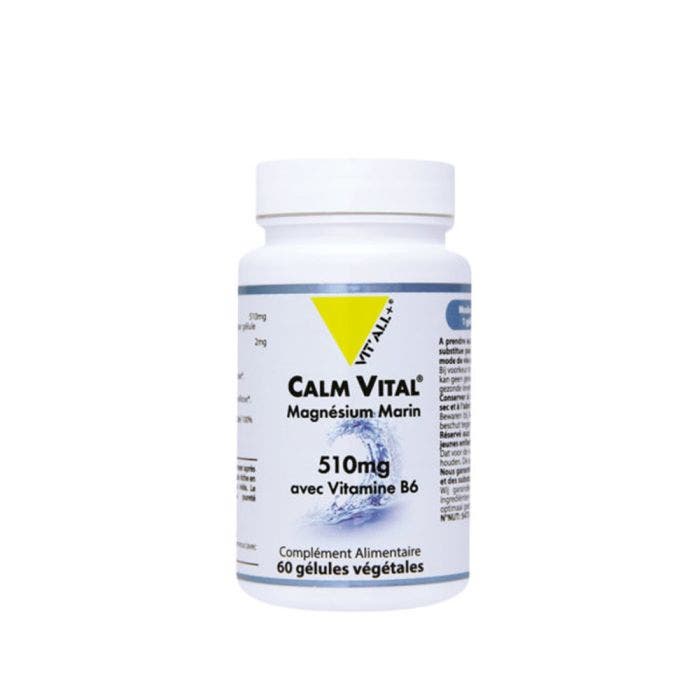 + Calm Vital Magnesium x60 Gélule végétale Vit'All+