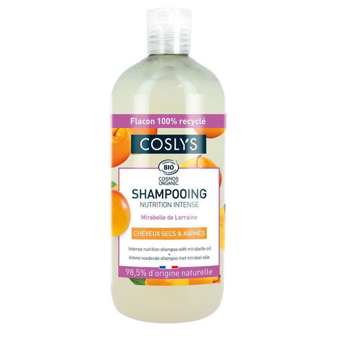 Shampooing nutrition intense bio 500ml Cheveux secs et abimes Coslys