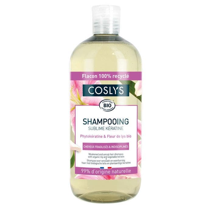 Shampooing Sublime Keratine Bio 500ml Cheveux fragiles Coslys