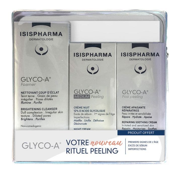 Trousse Découverte Rituel Peeling Glyco-A Isispharma