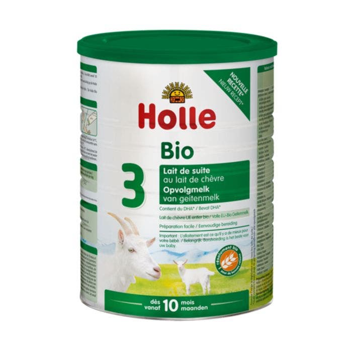 Lait de suite 3 au lait de chèvre bio 800g Des 10 mois Holle Pural