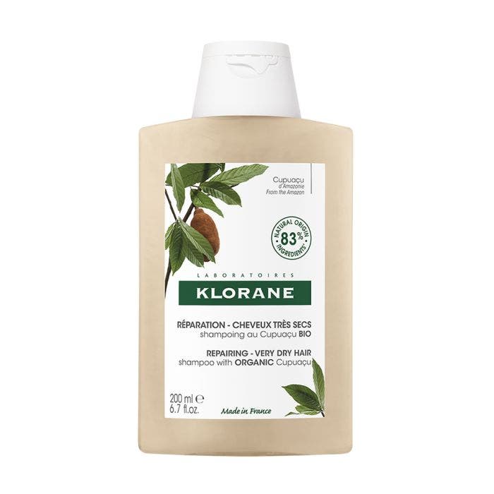 Shampoing Réparation 200ml Cupuacu Bio Cheveux Très Secs Klorane