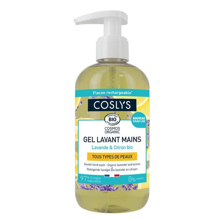 Gel lavant mains bio 300ml Lavande et citron Coslys