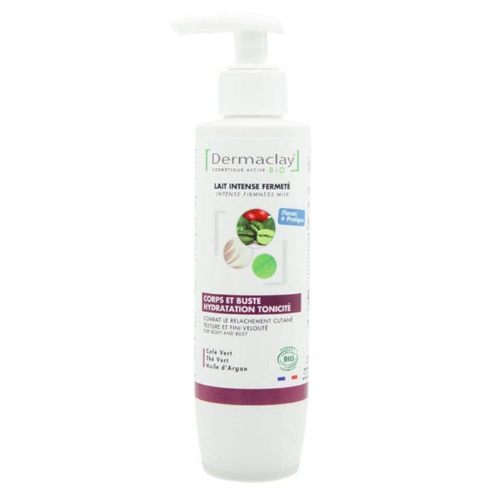 Lait Intense Fermete Corps Et Buste Bio 200ml Dermaclay