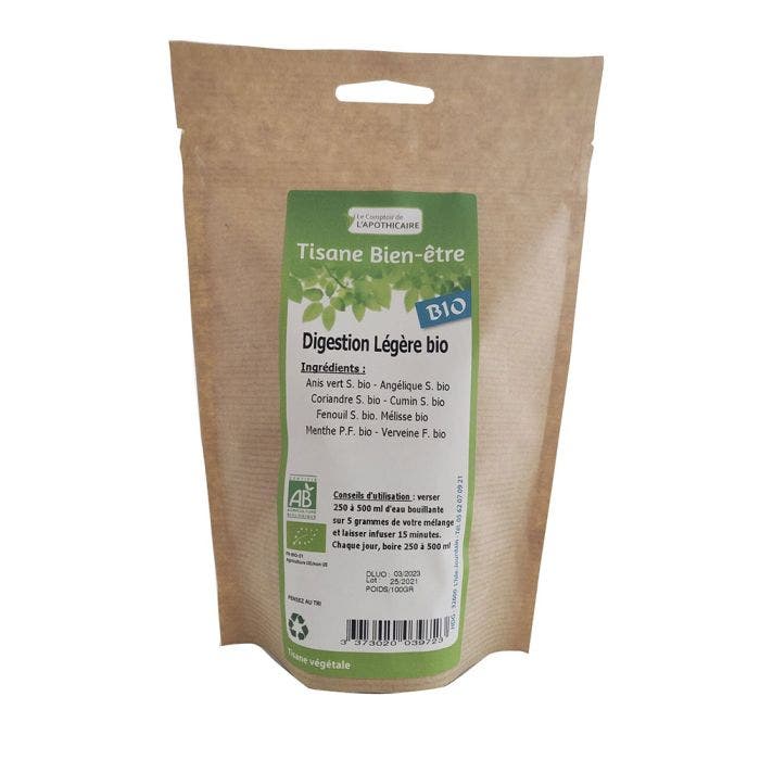 Tisane Digestion Légère Bio 50g Le Comptoir de l'Apothicaire