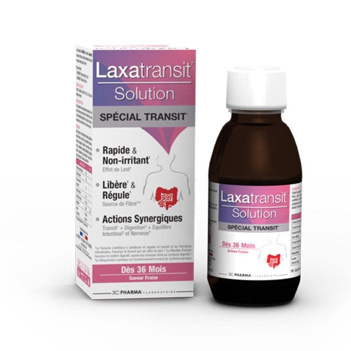 LAXATRANSIT® 125ml Special transit dès 36 mois 3C Pharma