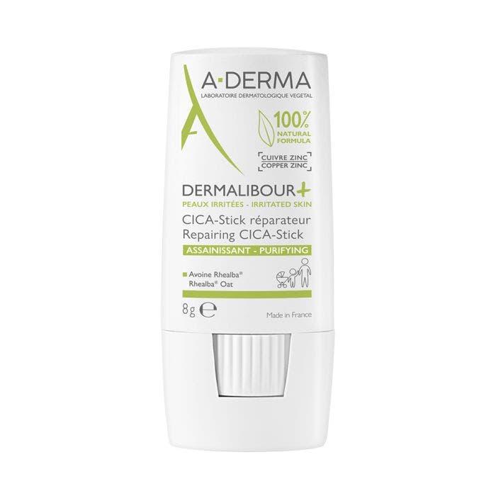 Cica - Stick Réparateur Assainissant 8gr Dermalibour+ Peaux Irritées A-Derma