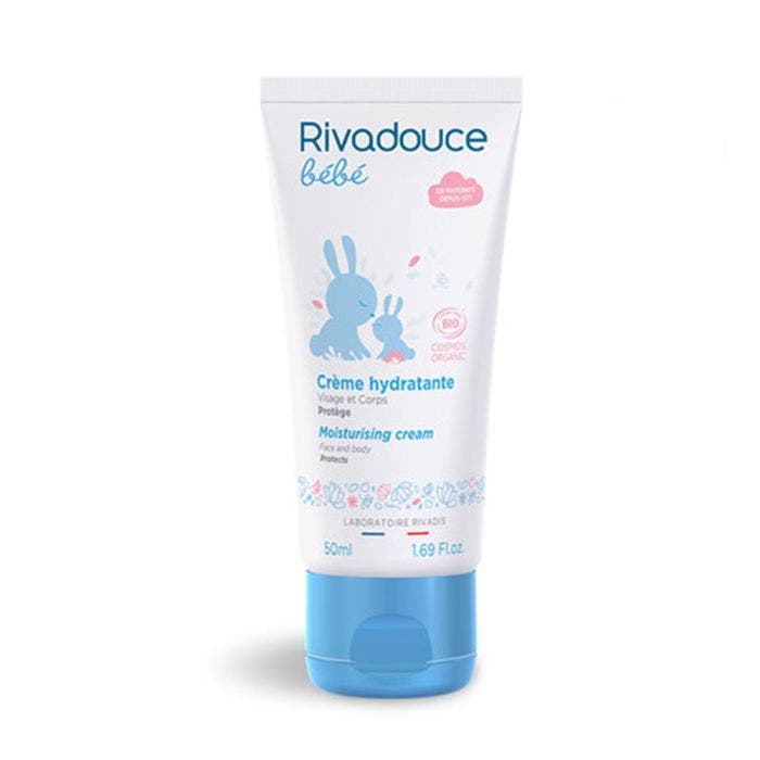 Creme hydratante bio 50ml Bébé Visage et corps Rivadouce