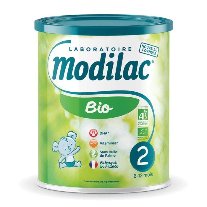 Expert 2 Lait De Suite En Poudre 6 Mois-1 An Bio 800g Modilac