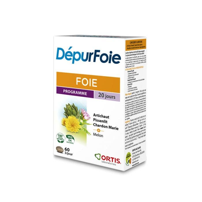 Dépurfoie Foie 60 comprimés Ortis