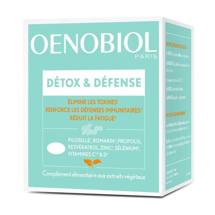 Détox et défense 60 comprimés Detox Oenobiol