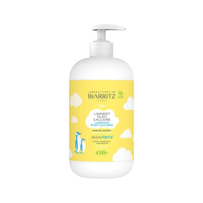 Liniment Oléo Calcaire Bio Hydrate et nettoie 500ml Soins Bébé Laboratoires De Biarritz