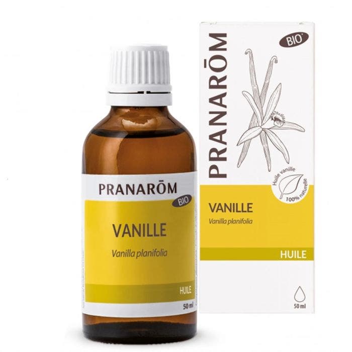 Huile végétale de vanille bio 50ml Les Huiles Végétales Pranarôm