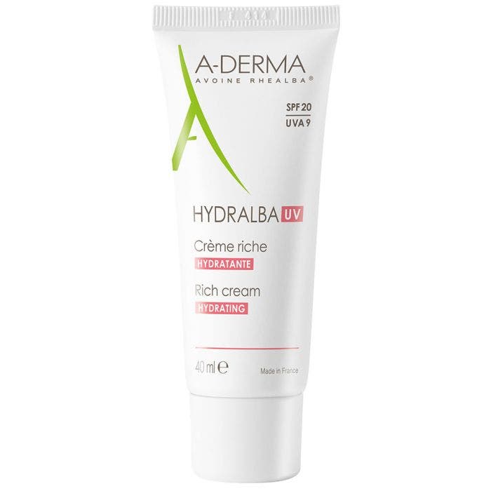 Creme Hydratante Uv Riche 40 ml Hydralba A-Derma