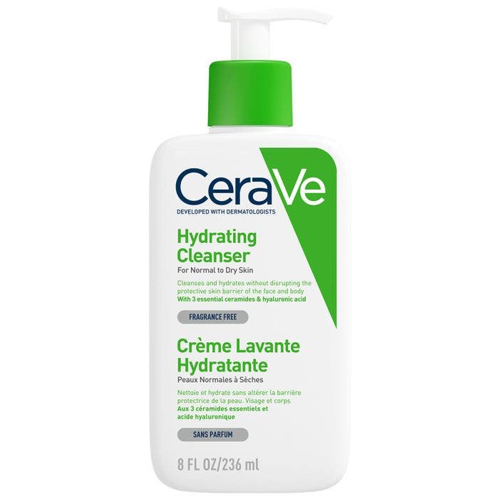 Creme Lavante Hydratante Visage Et Corps Peaux Normales A Seches 236ml Cleanse Corps Cerave