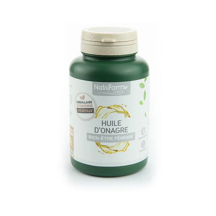 Huile D'onagre Bien-Être Féminin 200 Capsules Nat&Form