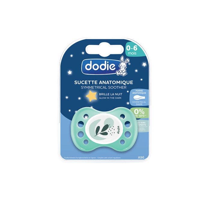 Sucette anatomique nuit De 0 a 6 mois Dodie