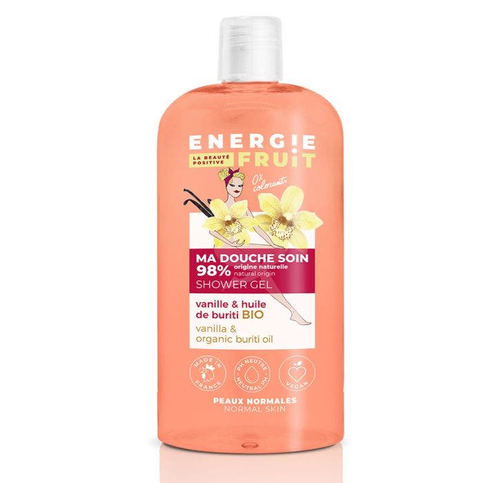 Gel Douche Ph Neutre Vanille & Huile De Buriti Bio 500ml Energie Fruit