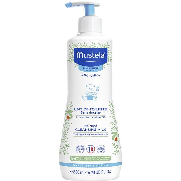 Lait De Toilette Sans Rincage Peaux Normales 500ml Mustela