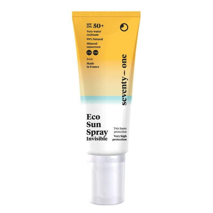 Spray Invisible SPF50+ 100ml Eco Sun Spray Corps et Visage SeventyOne